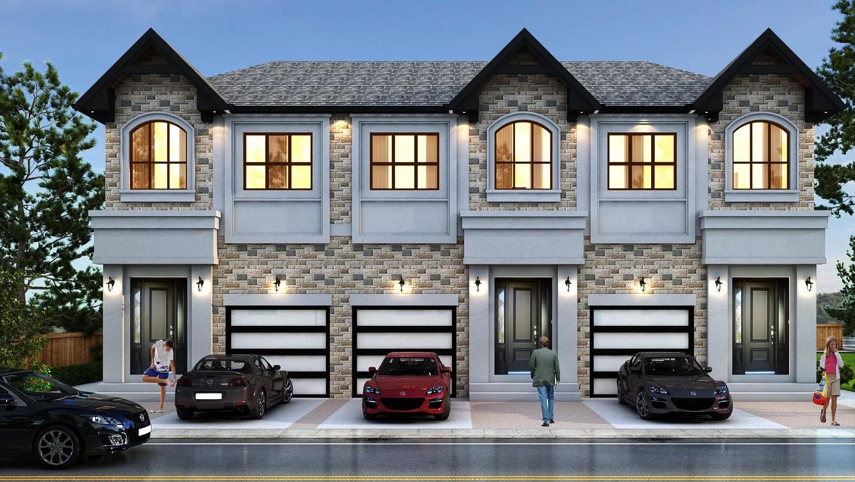 Architectural rendering of 83 Louth Street, St. Catharines