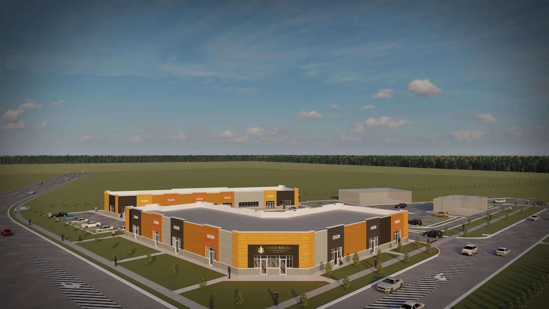 Architectural rendering of 200 Montclair Drive, Woodstock